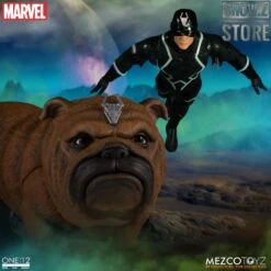 MEZCO Toyz One:12 Black Bolt & Lockjaw Two-Pack -Cheap Action Figures Store 51543ece2f