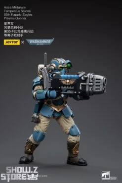 JoyToy Source 1/18 Warhammer 40K Astra Militarum Tempestus Scions Squad 55th Kappic Eagles Plasma Gunner -Cheap Action Figures Store 523949b7a5