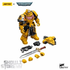 JoyToy Source 1/18 Warhammer 40K Imperial Fists Lieutenant W/ Power Sword -Cheap Action Figures Store 52b8b3e7e6