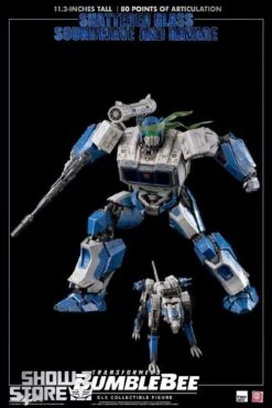 ThreeZero & Hasbro 3Z0160-EX 3Z04121W0 DLX Shattered Glass Soundwave & Ravage W/ LED -Cheap Action Figures Store 5323f75915