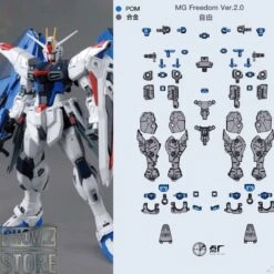Point Factory Studio Metal Parts For Bandai MG ZGMF-X10A Freedom Gundam Ver. 2.0 -Cheap Action Figures Store 543897c9ac