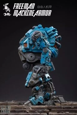 JoyToy Source Acid Rain 1/18 Freeman Machine Armor W/ Pilot Mechas & Soldiers Figure Set Navy Blue Version -Cheap Action Figures Store 5518448f53