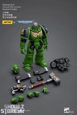 JoyToy Source 1/18 Warhammer 40K Salamanders Assault Intercessors Sergeant Krajax -Cheap Action Figures Store 5701397996