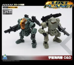 MechFansToys Lost Planet Powered-suit DA08C & DA09D Diaclone -Cheap Action Figures Store 58333fd5b5