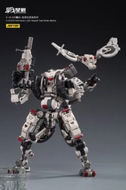 JoyToy Source 1/18 X-HLA01 Hurricane Light Assault Dual Mode Mecha White -Cheap Action Figures Store 5969923fef