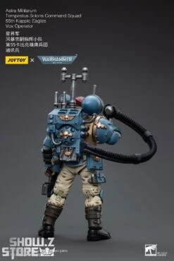 JoyToy Source 1/18 Warhammer 40K Astra Militarum Tempestus Scions Command Squad 55th Kappic Eagles Vox Operator -Cheap Action Figures Store 59719d8570