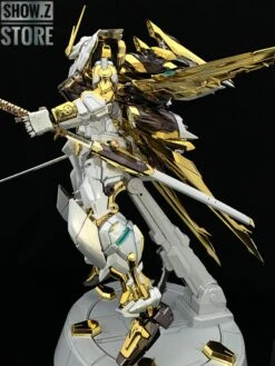 [SZ Custom] Nillson Work 1/60 MBF-P02 Gundam Astray Gold Frame W/ Electroplated Chrome Painting -Cheap Action Figures Store 676a500192