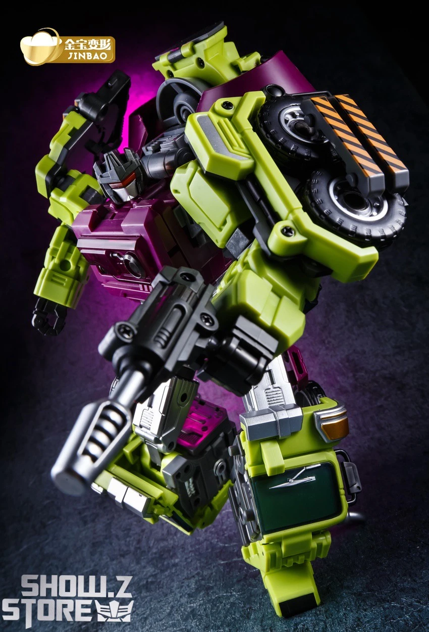 Jinbao DF03 Builder.D Devastator Green Version Set Of 6 Oversized Version 21 Jinbao DF03 Builder.D Devastator Green Version Set Of 6 Oversized Version - Image 19