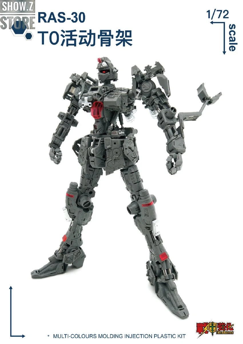 Rodams 1/72 RAS-30 RX-78GP03S Gundam Orange Version Model Kit 22 Rodams 1/72 RAS-30 RX-78GP03S Gundam Orange Version Model Kit - Image 20