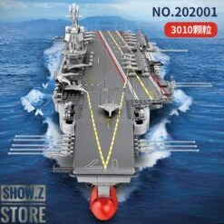 Sembo Block 202001 1/350 PLA Navy Shandong Military Aircraft Battleship -Cheap Action Figures Store 6eb143da88
