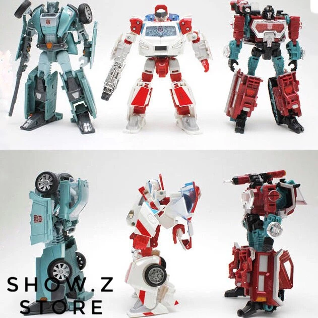 Takara TOMY Deluxe Autobots Warriors Ratchet Kup Perceptor Set Of 3 Asia Exclusive 3 Takara TOMY Deluxe Autobots Warriors Ratchet Kup Perceptor Set Of 3 Asia Exclusive