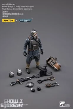 JoyToy Source 1/18 Warhammer 40K Death Korps Of Krieg Veteran Squad Guardsman Demolitions Specialist -Cheap Action Figures Store 753e578c52