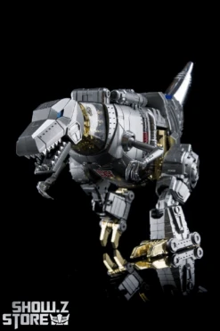 4th Party MP-08 King Grimlock Reximus Prime Oversized Stainless Steel Color Version -Cheap Action Figures Store 7552391db3