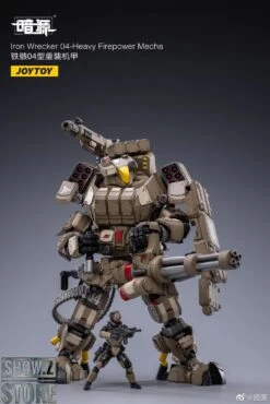 JoyToy Source 1/24 Iron Wrecker 04 Heavy Firepower Mecha W/ Pilot -Cheap Action Figures Store 76bef4c978