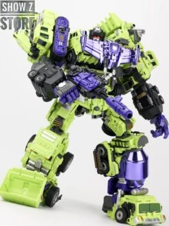 Generation Toy GT-99 Gravity Builder Devastator Metallic Painted Limited Version W/ Upgrade Kit -Cheap Action Figures Store 7707055dcf