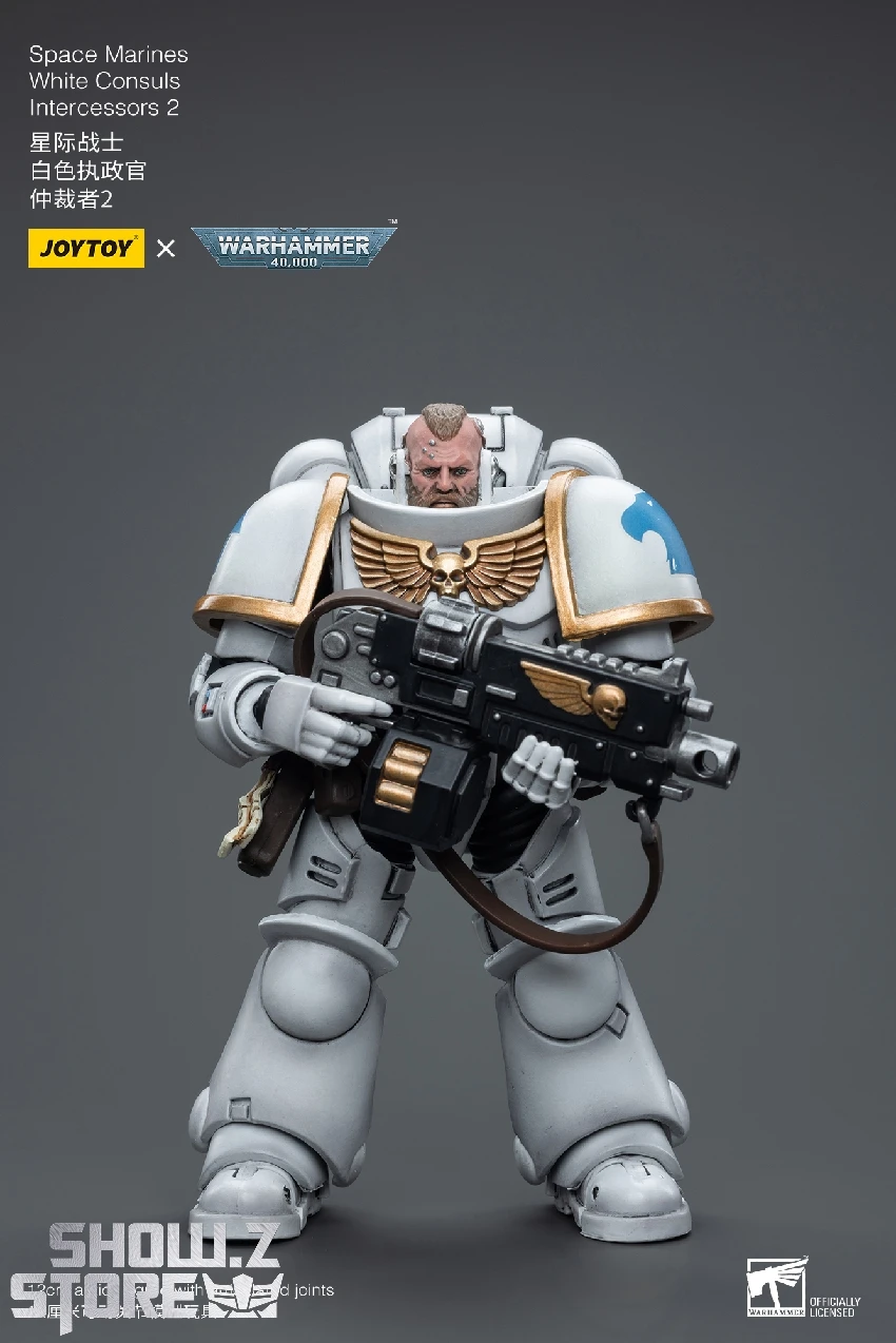 JoyToy Source 1/18 Warhammer 40K Space Marines White Consuls Intercessors 2 4 JoyToy Source 1/18 Warhammer 40K Space Marines White Consuls Intercessors 2 - Image 2