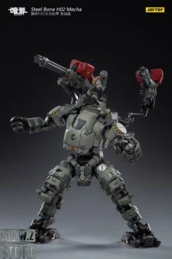 JoyToy Source 1/24 H02 Steel Bone Firepower Mecha Grey-Green Color W/ Pilot -Cheap Action Figures Store 7bbb7fbf98