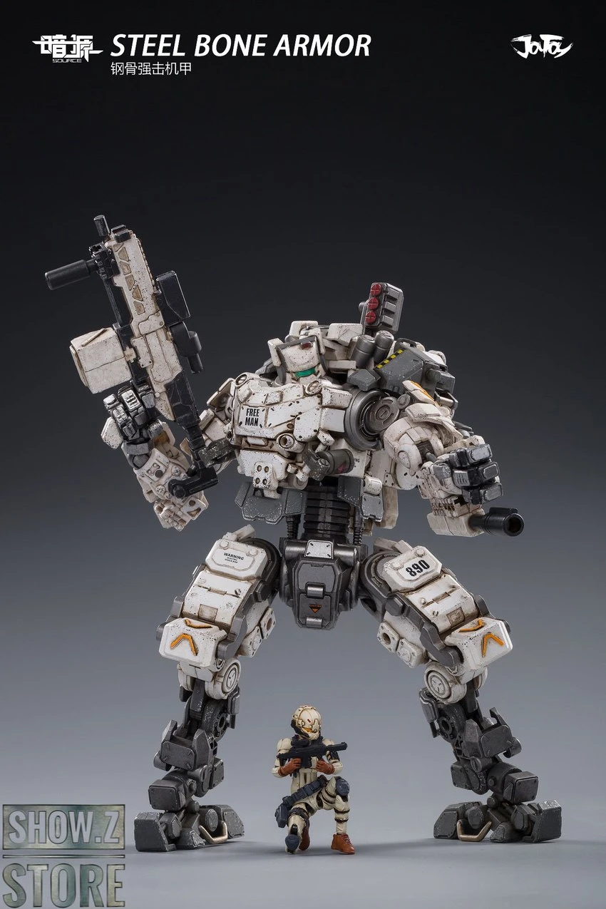 JoyToy Source 1/25 Steel Bone Armour White Color /w Pilot Reissue Version 10 JoyToy Source 1/25 Steel Bone Armour White Color /w Pilot Reissue Version - Image 8
