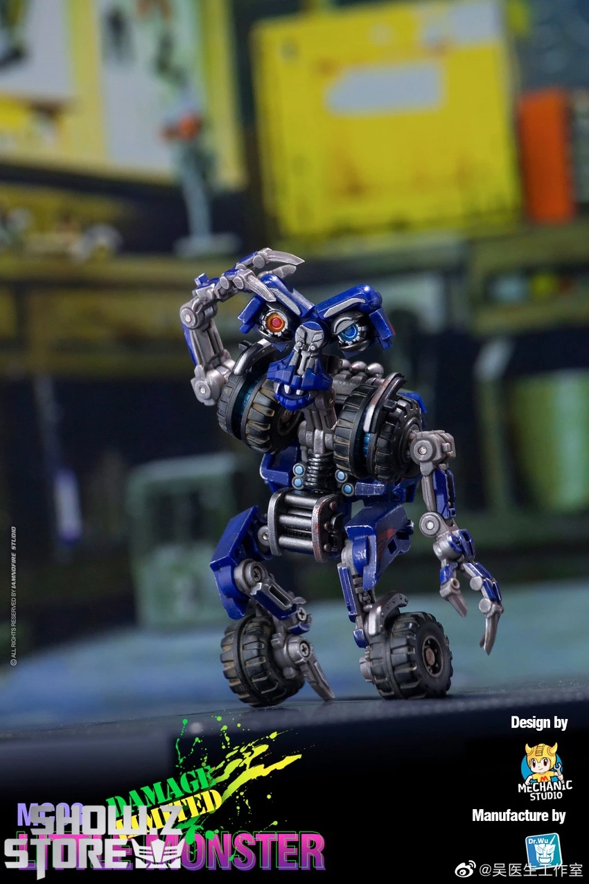 Dr.Wu & Mechanic Studio MC03 Little Monster Wheelie Damaged Version 10 Dr.Wu & Mechanic Studio MC03 Little Monster Wheelie Damaged Version - Image 8
