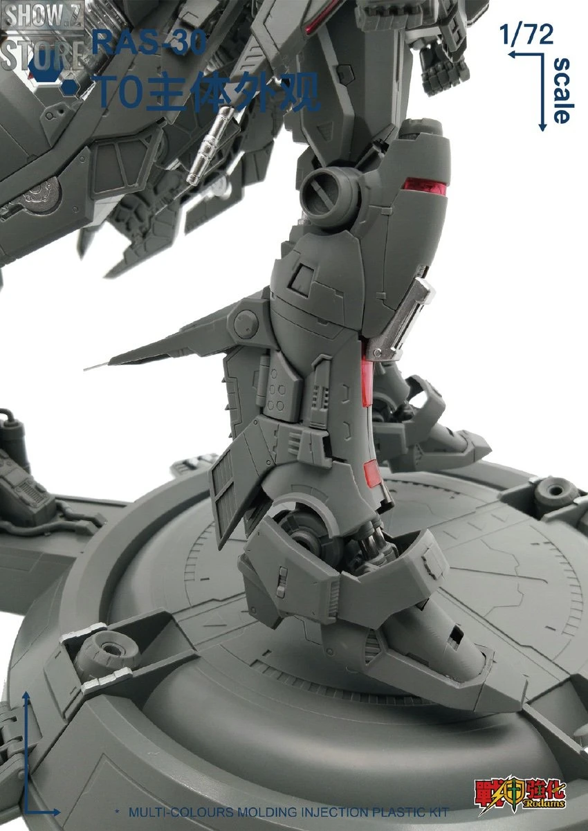 Rodams 1/72 RAS-30 RX-78GP03S Gundam Clear Version Model Kit 18 Rodams 1/72 RAS-30 RX-78GP03S Gundam Clear Version Model Kit - Image 16