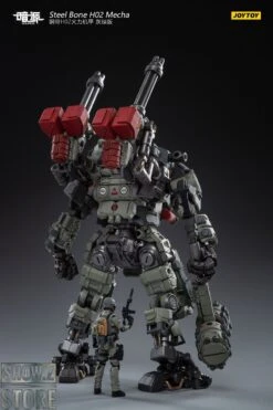 JoyToy Source 1/24 H02 Steel Bone Firepower Mecha Grey-Green Color W/ Pilot -Cheap Action Figures Store 80a378cb62
