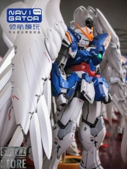 Navigator Toys Pre-Painted & Pre-Assembled Bandai XXXG-00W0 Wing Gundam Zero EW Ver.Ka -Cheap Action Figures Store 8132ca7b23