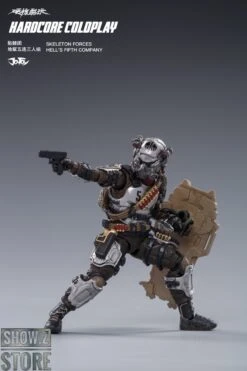 JoyToy Source 1/18 Hardcore Coldplay Skeleton Forces Hell’s Fifth Company -Cheap Action Figures Store 8300018396