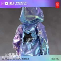 Snail Shell Dazzling Blue & Purple Cloth Coat For 1/10 & 1/12 Mecha Girl -Cheap Action Figures Store 83c2dfeba6