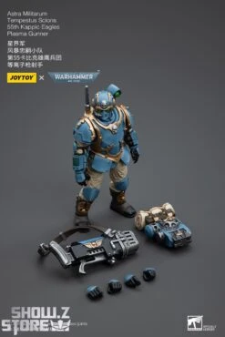 JoyToy Source 1/18 Warhammer 40K Astra Militarum Tempestus Scions Squad 55th Kappic Eagles Plasma Gunner -Cheap Action Figures Store 84bb6fe783