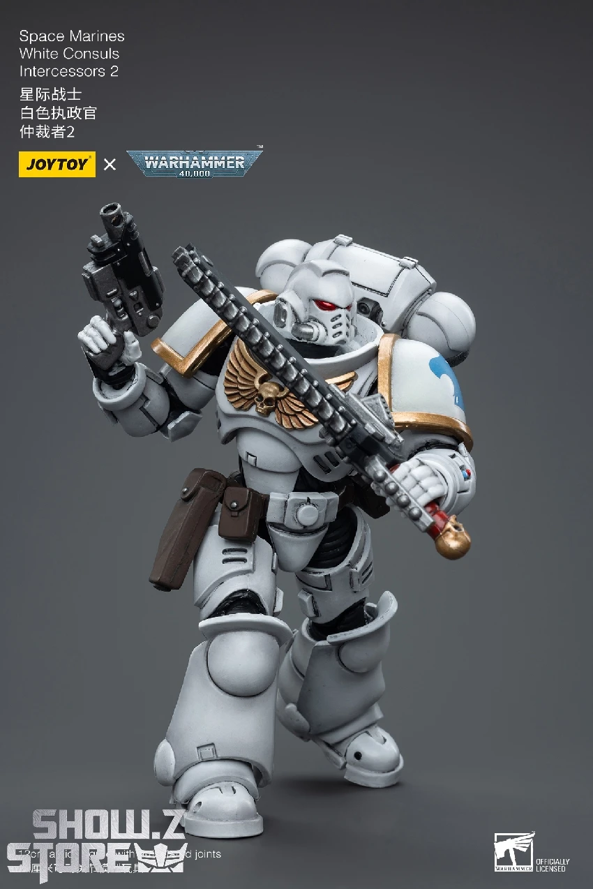 JoyToy Source 1/18 Warhammer 40K Space Marines White Consuls Intercessors 2 7 JoyToy Source 1/18 Warhammer 40K Space Marines White Consuls Intercessors 2 - Image 5
