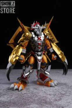 [Pre-Order] [SZ Custom] Bandai Custom Spirits Digimon Wargreymon Amplified W/ Custom Electroplated Chrome Painting -Cheap Action Figures Store 85d78de5ef