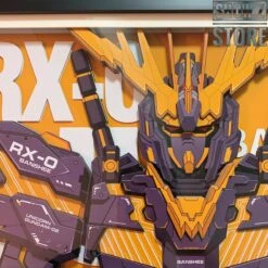ChenFu Studio RX-0 Unicorn Gundam 02 Banshee 3D Wall Art Decoration Picture -Cheap Action Figures Store 86f2c9fdc7