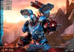 Hot Toys HotToys HT MMS547D34 1/6 Avengers: Endgame Iron Patriot Iron Man Collectible Figure -Cheap Action Figures Store 8722384480