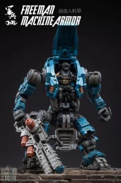 JoyToy Source Acid Rain 1/18 Freeman Machine Armor W/ Pilot Mechas & Soldiers Figure Set Navy Blue Version -Cheap Action Figures Store 888c995747