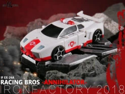 IronFactory EX-26A Racing Bros Annihilator Red Alert -Cheap Action Figures Store 88e1d6898f