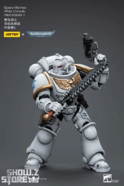 JoyToy Source 1/18 Warhammer 40K Space Marines White Consuls Intercessors 1 -Cheap Action Figures Store 8abed0d54c