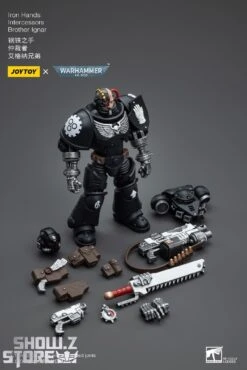 JoyToy Source 1/18 Warhammer 40K Iron Hands Intercessors Brother Ignar -Cheap Action Figures Store 8c2af1c147