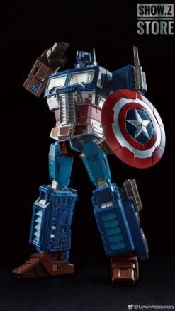 Lewin Resources LW-01A Optimus Prime Captain America Style Oversized 71cm W/ LED -Cheap Action Figures Store 8e0519457e