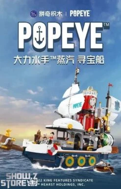 Pantasy 86402 Popeye Treasure Hunt Steamship -Cheap Action Figures Store 8f42ed8d77