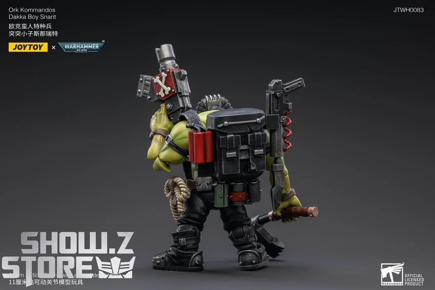 JoyToy Source 1/18 Warhammer 40K Ork Kommandos Dakka Boy Snarit 5 JoyToy Source 1/18 Warhammer 40K Ork Kommandos Dakka Boy Snarit - Image 3