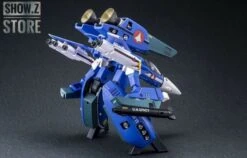 Valkyrie Factory VF 1/60 VF-1J Valkyrie Maximilian Jenius Custom Macross Robotech Blue Version W/ Super Space Part -Cheap Action Figures Store 94811989de