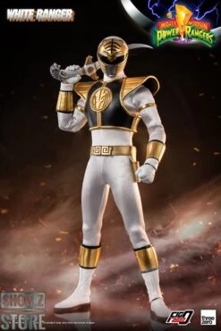 Threezero Studio 1/6 Mighty Morphin Power Rangers White Ranger -Cheap Action Figures Store 9738eafda7