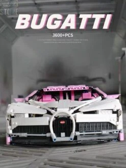 Lin07 Block 007 1/10 Bugatti Chiron Pink Version -Cheap Action Figures Store 9ce5884714