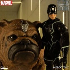 MEZCO Toyz One:12 Black Bolt & Lockjaw Two-Pack -Cheap Action Figures Store 9e4f89a808