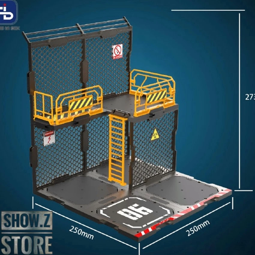 FreshRetro 1/18 1/24 SIB06 Scene In Box Iron Net Base-B Model Kit 4 FreshRetro 1/18 1/24 SIB06 Scene In Box Iron Net Base-B Model Kit - Image 2