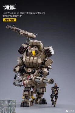 JoyToy Source 1/24 Iron Wrecker 04 Heavy Firepower Mecha W/ Pilot -Cheap Action Figures Store a1670f10dc