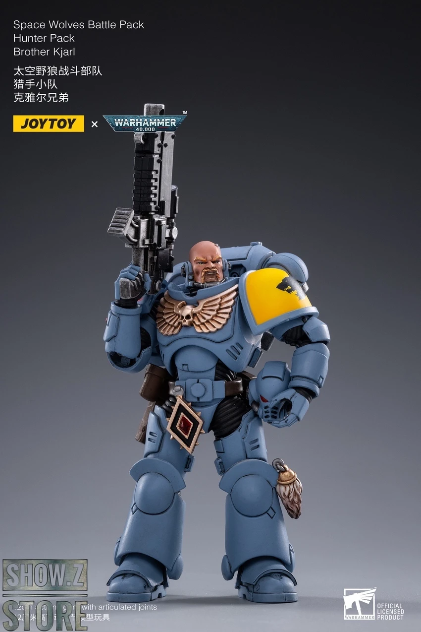 JoyToy Source 1/18 Warhammer 40K Space Wolves Battle Pack Hunter Pack Set Of 4 9 JoyToy Source 1/18 Warhammer 40K Space Wolves Battle Pack Hunter Pack Set Of 4 - Image 7