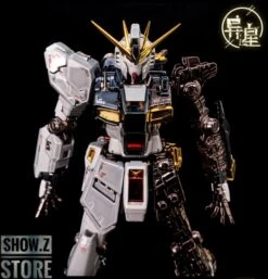 [SZ Custom] Bandai Custom RG 1/144 RX-93 Nu Gundam W/ Electroplated Chrome Painting -Cheap Action Figures Store a557ab35d2