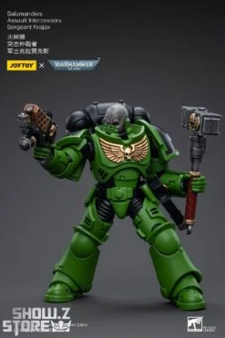 JoyToy Source 1/18 Warhammer 40K Salamanders Assault Intercessors Sergeant Krajax -Cheap Action Figures Store ae6244774b
