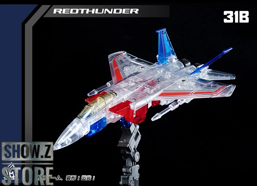 MechFansToys MF-31B RedThunder Starscream Clear Version 5 MechFansToys MF-31B RedThunder Starscream Clear Version - Image 3